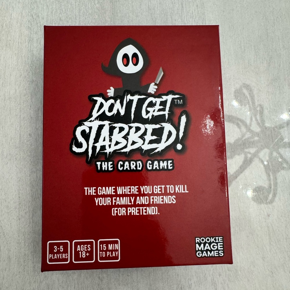 Don’t Get Stabbed The Card Game Party Family Card Game